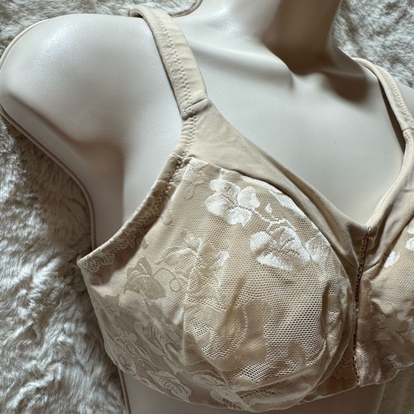 Wacoal Awareness Full Figure Seamless Wire Free Bra Sand 38D - Picture 5 of 10